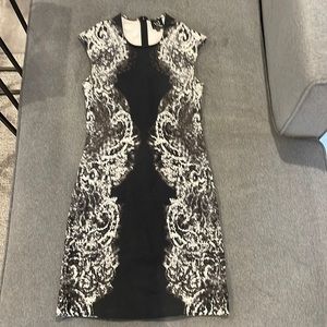 McQ Alexander McQueen fitted mini dress.